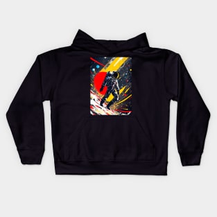 A Cosmic Journey of Flamboyant Colors Kids Hoodie